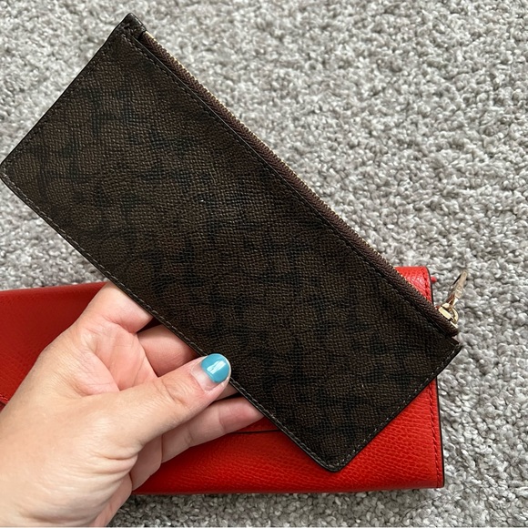 Coach 2 in 1 wallet NWT leather - Picture 6 of 14